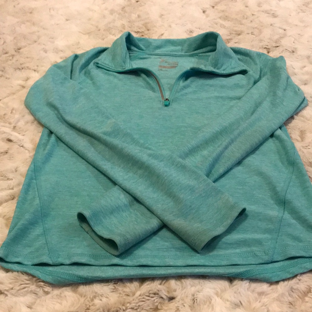 Girls athletic quarter zips pullover